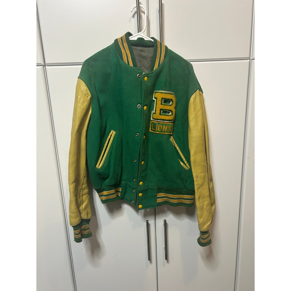 Vintage Borah High School Boise Idaho Lions Letterman Varsity Jacket